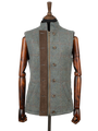 Harris Tweed Andi Gilet - Teal Check