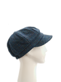 Harris Tweed Baker Boy Hat Peacock Blue (HH)