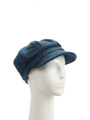 Harris Tweed Baker Boy Hat Peacock Blue (HH)