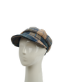 Harris Tweed Baker Boy Hat Sand/Navy Check (HH)