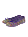 Harris Tweed Ballerina Pumps Multi Check