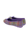 Harris Tweed Ballerina Pumps Multi Check