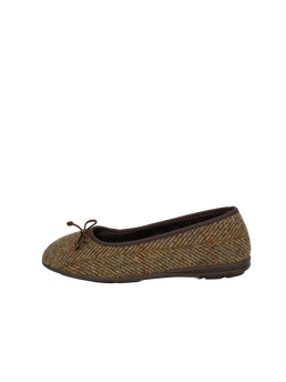 Harris Tweed Ballerina Pumps - HB67