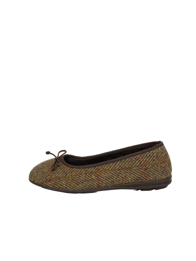 Harris Tweed Ballerina Pumps - HB67