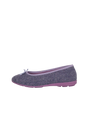 Harris Tweed Ballerina Pumps - Lilac HB