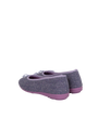 Harris Tweed Ballerina Pumps - Lilac HB