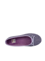 Harris Tweed Ballerina Pumps - Lilac HB