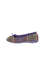 Harris Tweed Ballerina Pumps - Multi Check