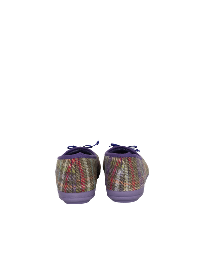 Harris Tweed Ballerina Pumps - Multi Check