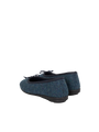 Harris Tweed Ballerina Pumps - Teal