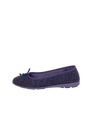 Harris Tweed Ballerina Pumps - Violet