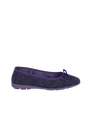 Harris Tweed Ballerina Pumps - Violet