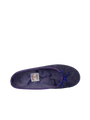 Harris Tweed Ballerina Pumps - Violet