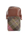 Harris Tweed Barvas Bag A0254 (C) (Brown Leather)