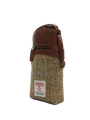 Harris Tweed Barvas Bag HB133 (Brown Leather)