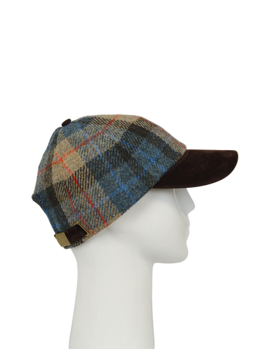 Harris Tweed Baseball Cap - A0162 (Suedette) (HW)