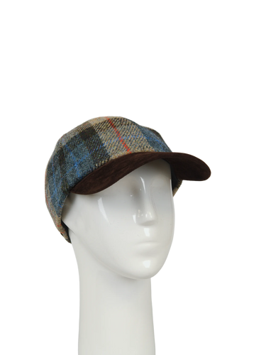 Harris Tweed Baseball Cap - A0162 (Suedette) (HW)