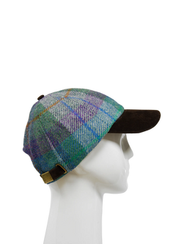 Harris Tweed Baseball Cap - A0173 (Suedette) (HW)