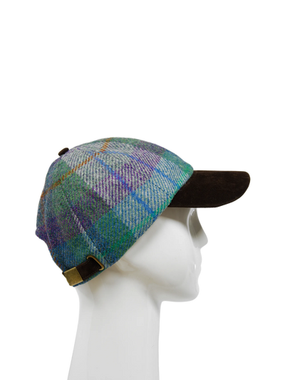 Harris Tweed Baseball Cap - A0173 (Suedette) (HW)