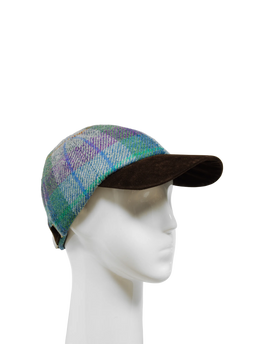 Harris Tweed Baseball Cap - A0173 (Suedette) (HW)
