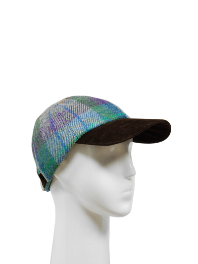 Harris Tweed Baseball Cap - A0173 (Suedette) (HW)
