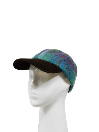 Harris Tweed Baseball Cap - A0173 (Suedette) (HW)