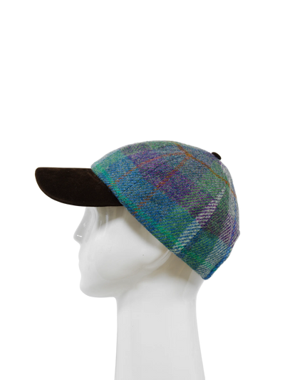 Harris Tweed Baseball Cap - A0173 (Suedette) (HW)