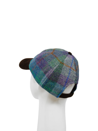 Harris Tweed Baseball Cap - A0173 (Suedette) (HW)
