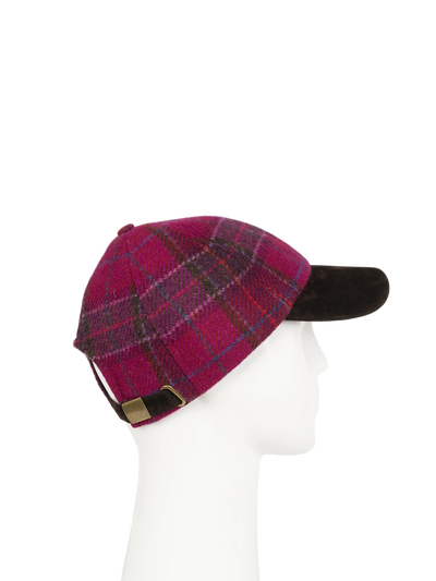 Harris Tweed Baseball Cap - A0225 (Suedette) (HW)