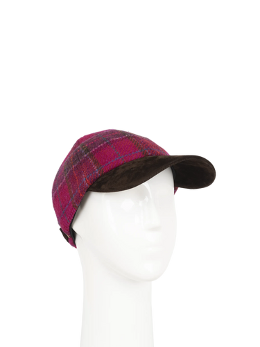 Harris Tweed Baseball Cap - A0225 (Suedette) (HW)