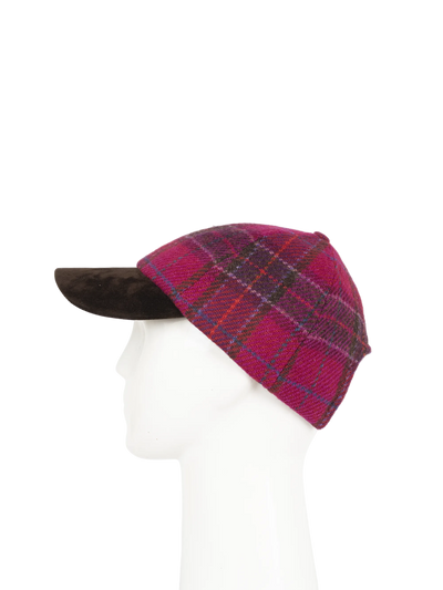 Harris Tweed Baseball Cap - A0225 (Suedette) (HW)