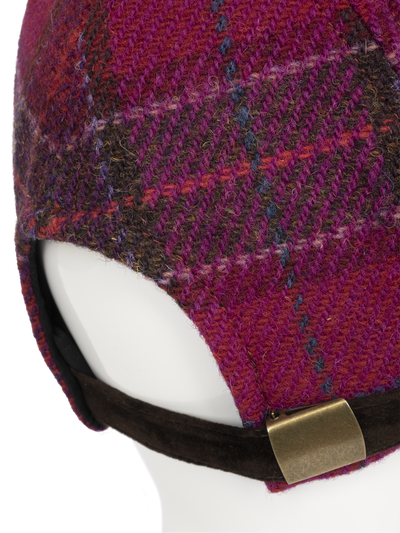 Harris Tweed Baseball Cap - A0225 (Suedette) (HW)