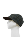 Harris Tweed Baseball Cap - A0255 (Suedette) (HW)