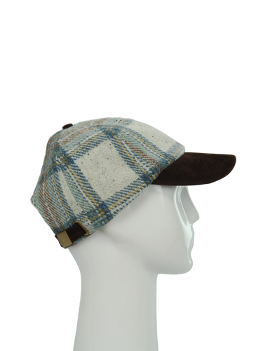 Harris Tweed Baseball Cap - A0259 (Suedette) (HW)