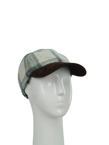 Harris Tweed Baseball Cap - A0259 (Suedette) (HW)
