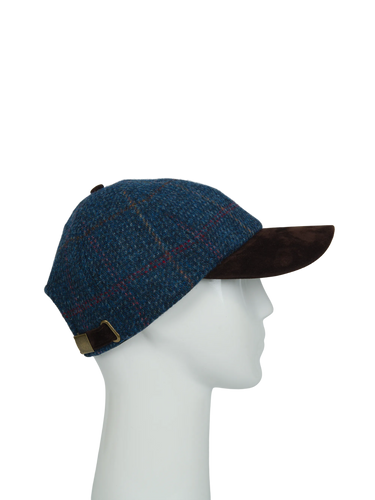 Harris Tweed Baseball Cap - A0260 (Suedette) (HW)