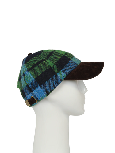 Harris Tweed Baseball Cap - A0261 (Suedette) (HW)