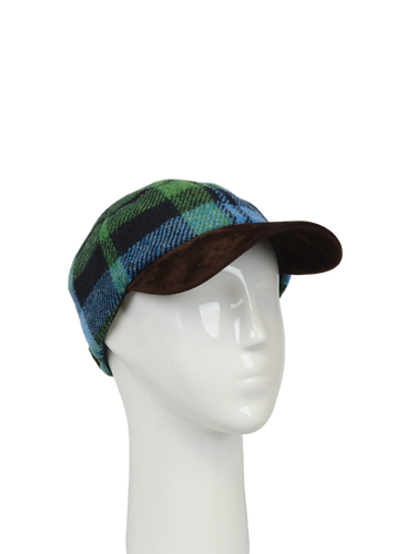 Harris Tweed Baseball Cap - A0261 (Suedette) (HW)