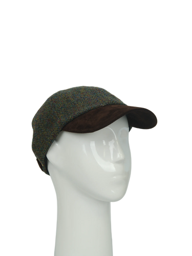 Harris Tweed Baseball Cap - HB160 (Suedette) (HW)
