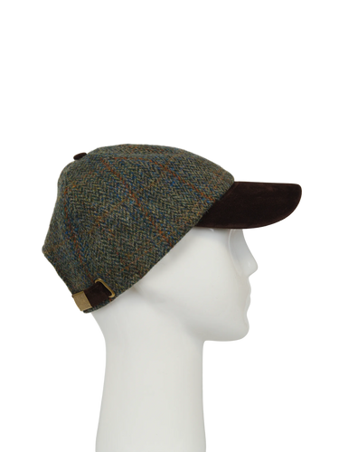 Harris Tweed Baseball Cap - HB161 (Suedette) (HW)