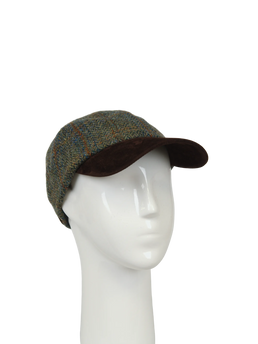 Harris Tweed Baseball Cap - HB161 (Suede) (HW)