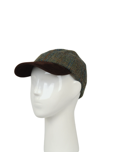 Harris Tweed Baseball Cap - HB161 (Suede) (HW)