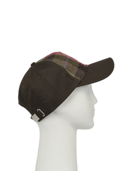 Harris Tweed Baseball Cap - Baseball Cap A0254 (COL137) (GA)