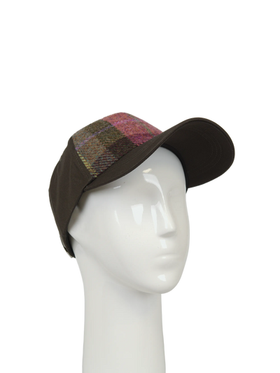 Harris Tweed Baseball Cap - Baseball Cap A0254 (COL137) (GA)