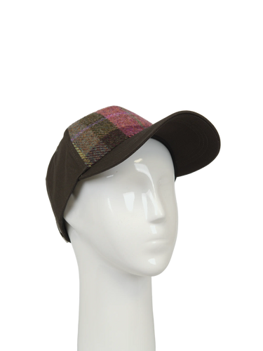 Harris Tweed Baseball Cap - Baseball Cap A0254 (GA)