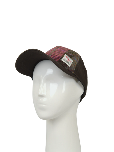 Harris Tweed Baseball Cap - Baseball Cap A0254 (COL137) (GA)