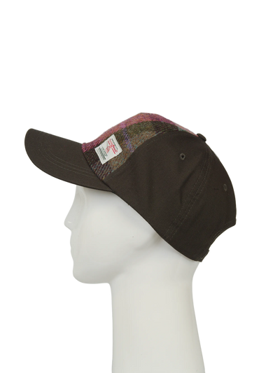 Harris Tweed Baseball Cap - Baseball Cap A0254 (COL137) (GA)