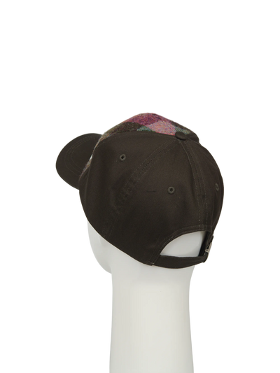 Harris Tweed Baseball Cap - Baseball Cap A0254 (COL137) (GA)