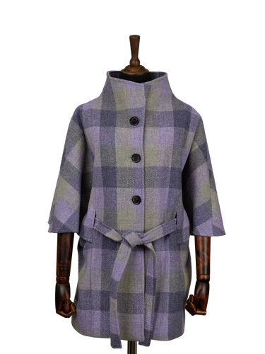 Harris Tweed Ladies Belted Cape - HB156
