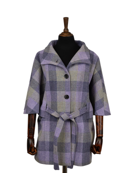 Harris Tweed Ladies Belted Cape - HB156